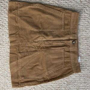 Forever21: Corduroy Tan Mini Skirt